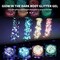 Glow-in-the-Dark Body & Face Glitter Gel – 12 Colors Chunky & Fine Glitter for Hair, Eyeshadow, Nails & UV Party Makeup | Self-Adhesive, Festival & Rave Glow Gel (Multiple colors)
